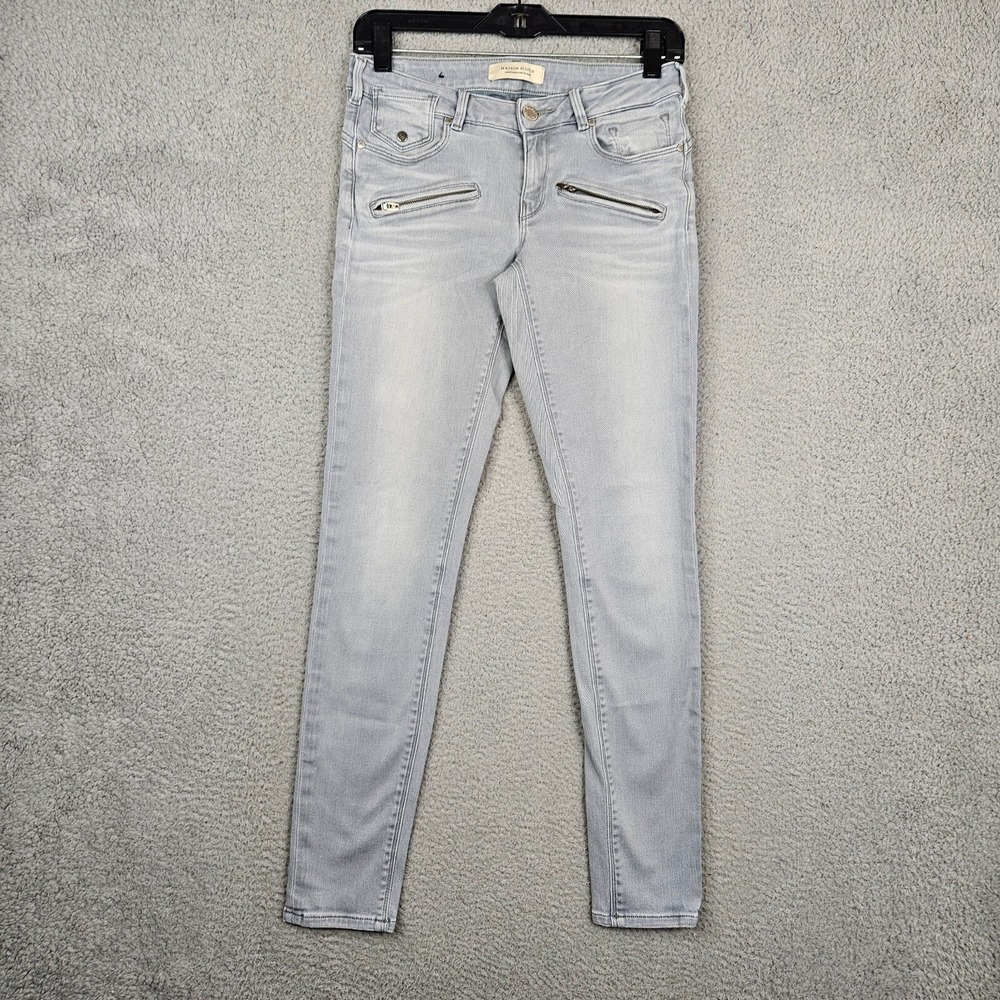 MAISON SCOTCH LA PARISIENNE SKINNEY Light blue low Rise Jean Size W27